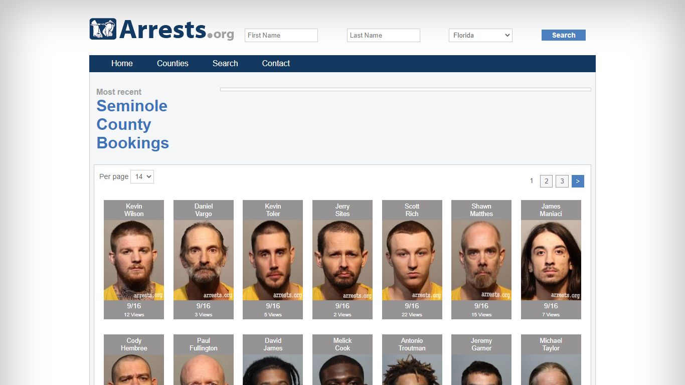 Seminole County Arrests and Inmate Search